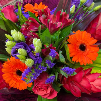 Hayes Vibrant Bouquet - Hayes Vibrant Bouquet - Flowers and colours may vary