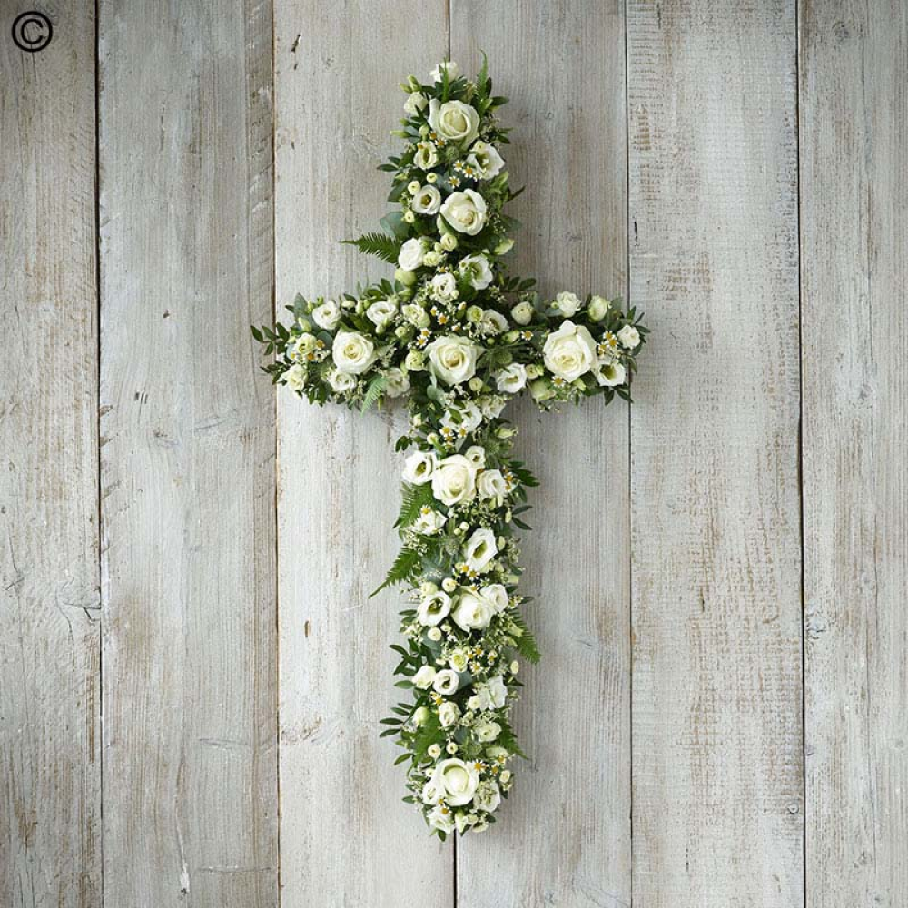 White and Green Cross