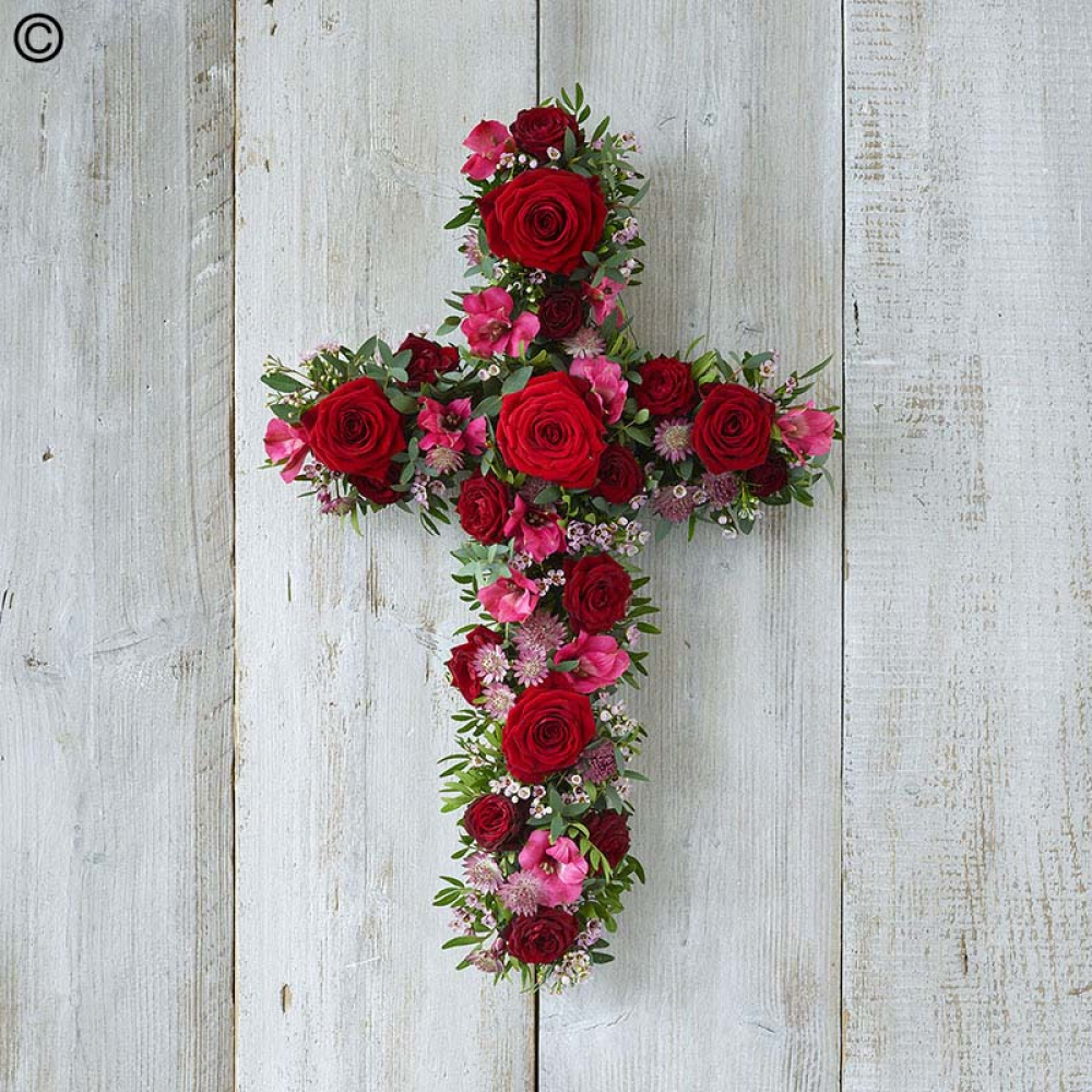 Red and Pink Cross