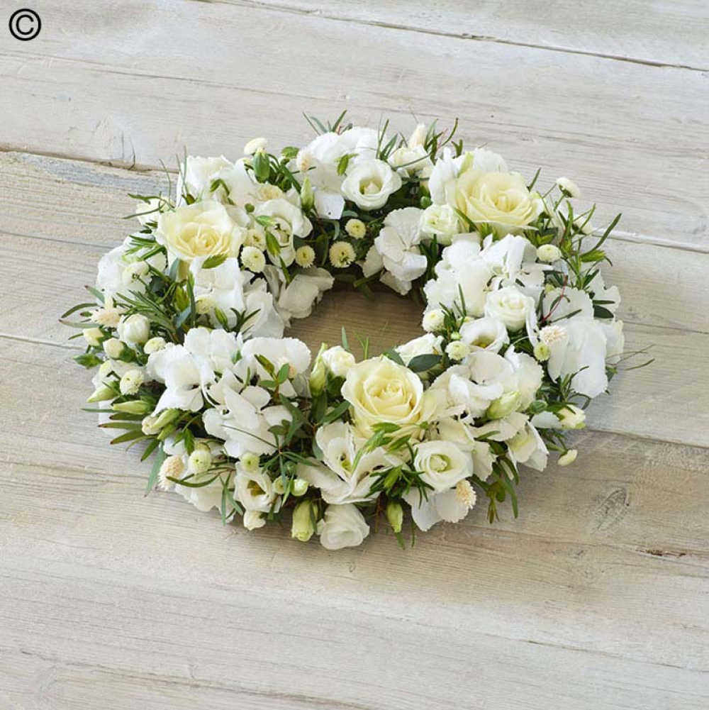 Opulent White Wreath