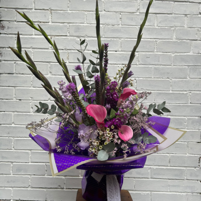 Purple Rain - Flowers by Hayes Florist Cheadle - Stunning bouquet by Hayes Florist in Cheadle. Available for hand delivery in Cheadle and surrounding areas.